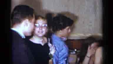 New York (1954): Man In Tie And Girl In Ponytail Dance Back And Forth