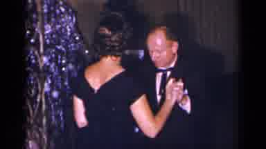 New York (1954): A Man And A Woman Are Dancing While 3 Men Are Conversing To The