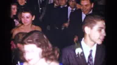 New York (1954): Couples Dancing At A Party With Their Children