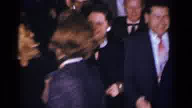 New York (1954): Several People In Black Formally Dressed In A Ballroom