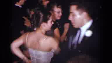 New York (1954): Guys In Tuxedos And Women In Dresses Dance At Party Guests In