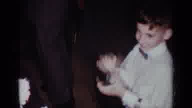 New York (1954): Formal Family Celebration Of Adults And Children Dancing And