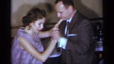 New York (1954): Man And Woman Dance Together At The Party As Others Walk By Them