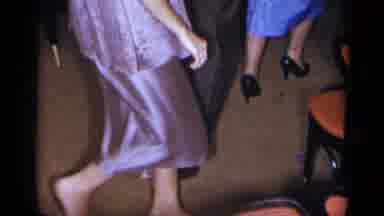 New York (1954): People Dancing In The Hall With A Lot Of Relaxation And Joy