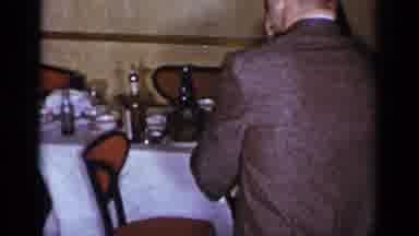 New York (1954): Man And Woman In Nice Dress Clothes Dancing With Each Other At A