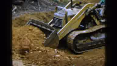 Birmingham Alabama (1957): New Invention Helps Clear Dirt For The New Highway