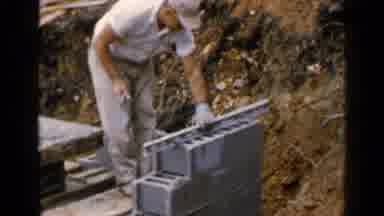 Birmingham Alabama (1957): Building Blocks Builders Hard Working Scaffolding