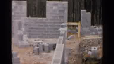 Birmingham Alabama (1957): Concrete Slabs Stacked Together With Construction