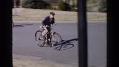 Birmingham Alabama (1957): Kids Riding Their Bikes Down The Road With Each Other