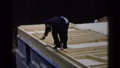 Birmingham Alabama (1957): Construction Workers Builders People Tools Wood