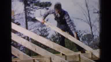Birmingham Alabama (1957): Two English Men Building A House For Shelter And Living