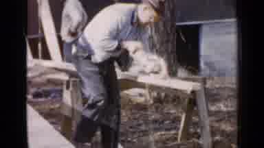 Birmingham Alabama (1957): Wood Construction Site Circular Saw Brick Walls Tools