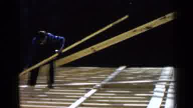 Birmingham Alabama (1957): Man Enjoying His Holiday By Going Underneath The