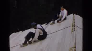 Birmingham Alabama (1957): Working On A Roof In Cool Weather Requires Hammers