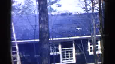 Birmingham Alabama (1957): Antique Video Of Man Walking From Peak Of House Roof To