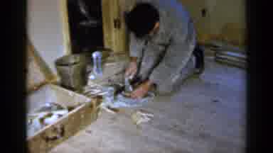 Birmingham Alabama (1957): Construction Worker Completing A Task