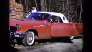 Birmingham Alabama (1957): Young Man Helping Older Man Out Of The Car In A