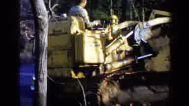 Birmingham Alabama (1957): Two Men Working In The Lumber Industry Chopping Wood