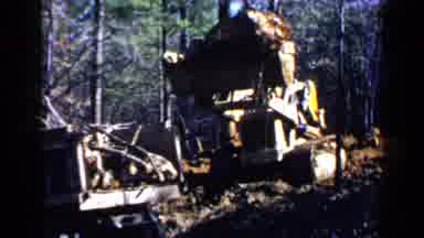 Birmingham Alabama (1957): A Man Uses A Front End Loader To Remove Debris From A