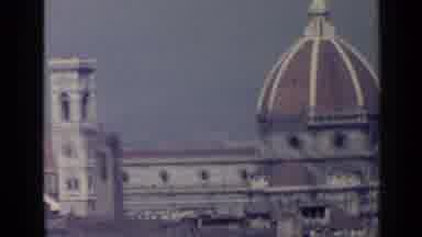 Rome Italy (1960): Amazing Renaissance Florence Italian City With Church And
