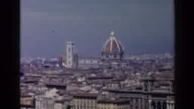 Rome Italy (1960): Skyline Of An Italian City And Little Boat With Waves