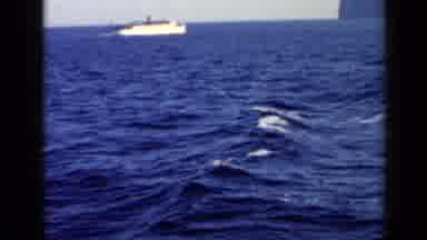 Rome Italy (1960): Roaring Sea Waves Sunny Days Chaos Boats Fighting Against