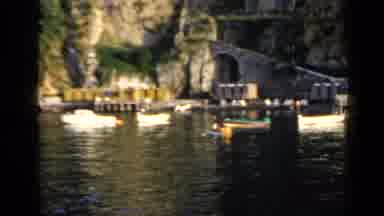 Rome Italy (1960): A Guy Seen Dipping His Feet In The Water To Test It Out