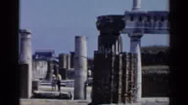 Rome Italy (1960): Ruins Of An Old Building Somewhere In Europe That I Don't Know