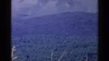 Rome Italy (1960): Close Up And Distant Views Of A Large Mountain Covered And