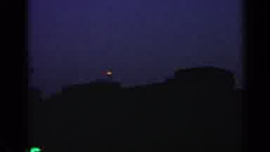 Rome Italy (1960): Star Falls Over Boat With Burning Torch On A Clear Evening
