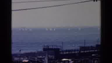 Rome Italy (1960): Boats Pulling Into Coastal Dock Super 8 Home Movie Mid Sixties