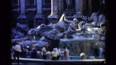 Vatican Italy (1960): Trevi Fountain In Rome Italy One Of The Most Famous