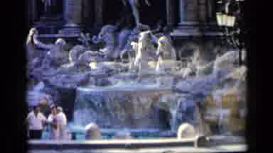 Vatican Italy (1960): People Are Having Fun Taking A Look At The Exhibits At The