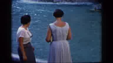 Vatican Italy (1960): Playful Women Happy Family Times
