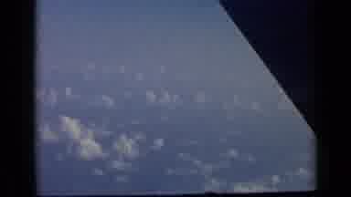 Vatican Italy (1960): Aerial View Of Blue Sky And White Clouds On A Bright Sunny