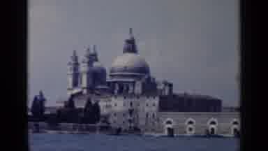 Venice Italy (1960): Footage Of Tourists And A Historic Religious Building In