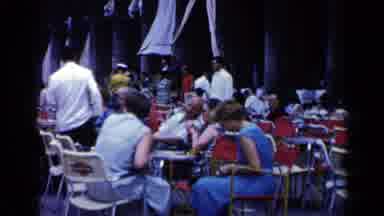 Venice Italy (1960): Several Individuals Sitting In Various Locations In A Grande