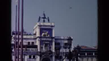 Venice Italy (1960): Footage Of A Forest Over The Water And A Jet Ski On A Lake