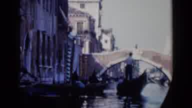 Venice Italy (1960): Sailing Towards Land