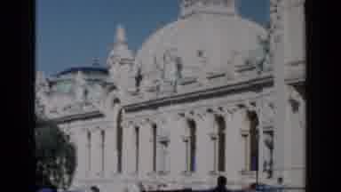 Venice Italy (1960): Retro Cars Pass By An Architectural Church Mosque Temple On A