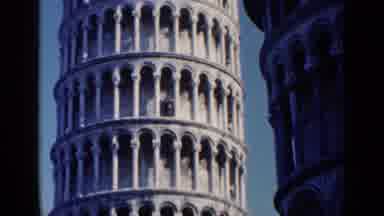 Venice Italy (1960): Unafraid People High Up Waving Down Seeing Bright City Views