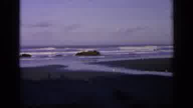 California USA (1963): Beautiful Coast Line With Waves Blue Sky And Light Breeze
