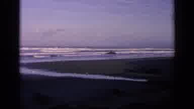 California USA (1963): Camera Captures The Beauty Of The Beach On A Calm Day