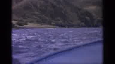 Idaho USA (1963): View Out The Window Of A Boat On A River