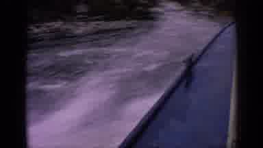Idaho USA (1963): Speedboat Crashes Though Water On Mountainside Lake