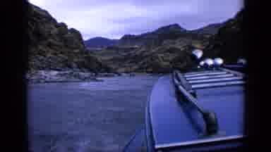 Idaho USA (1963): Boat Travelling Through River