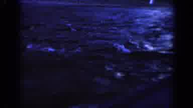 Idaho USA (1963): Boat Speeding Through Fast Blue Water While Water Splashes