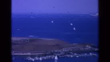 San Francisco California (1963): Water Blue Sailboats Dock Marina Vintage Sky