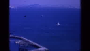 San Francisco California (1963): Person Recording Nice View Of The Open Ocean Nice