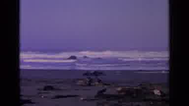 San Francisco California (1963): Beautiful Beach Sand Waves In The Blue Water On A